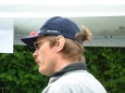 Bernd Liesch mit einem Haarheckspoiler